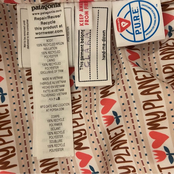 Patagonia Kids Nanopuff Jacket 4T - Picture 4 of 7